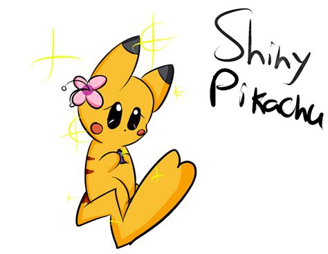 Shiny Pikachu by FriendlyPoe on DeviantArt