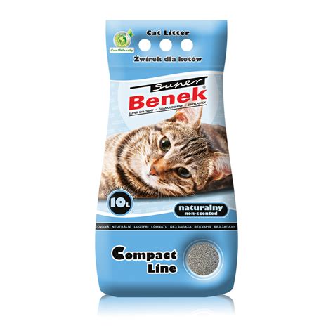 Super Benek Compact 10l Bentonitowe Żwirki Koty apet