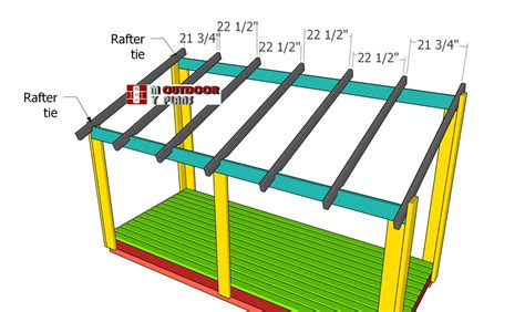 Fitting The Rafters—lean To Shed Myoutdoorplans