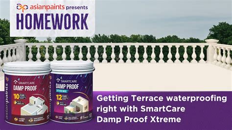 Terrace Waterproofing With Smartcare Damp Proof Xtreme Homework By