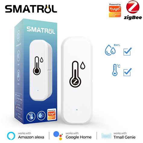 Smatrul Tuya Zigbee Smart Home Temperature Humidity Sensor Indoor