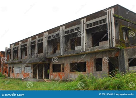 French Colonial Hotel Ruins In Cambodia Editorial Photo Image Of