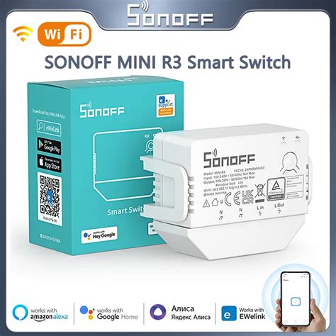 SONOFF MINI R3 Ak Ll Anahtar Ile S MATE Anahtar 16A Wifi Bluetooth Ak