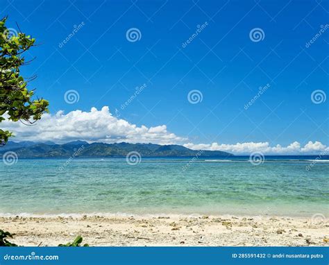 Lombok Indonesia March Beaches In The Senggigi Beach Area