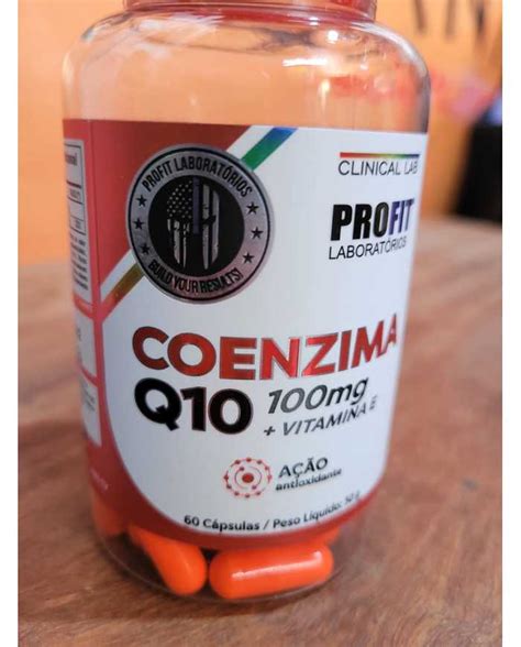 Coenzima Q10 100mg Vitamina E Profit 60 cápsulas