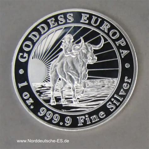 Tokelau Dollars G Ttin Europa Goddess Europa Nes Edelmetallshop