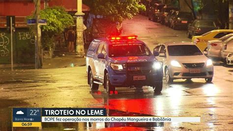 Tiroteios Assustam Moradores De Copacabana E Do Leme Bom Dia Rio G