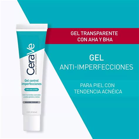 Ripley CERAVE GEL CONTROL IMPERFECCIONES CON AHA BHA X 40 ML