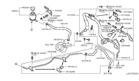 Power Steering Piping Nissan Murano