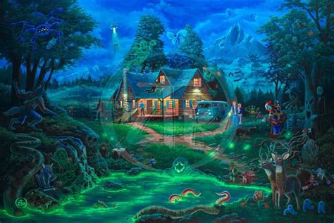 Zac Kinkade Supernatural Retreat Art Paintings Thomas Kinkade