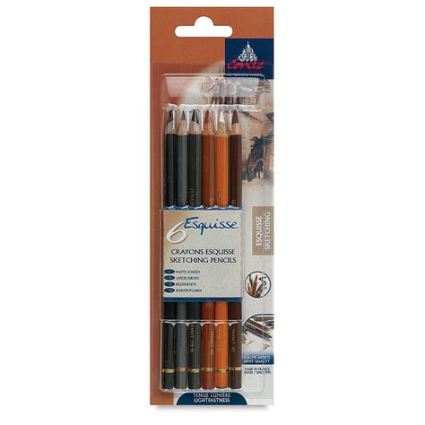 Conté à Paris Sketching Pencil Set Assorted Set Of 6 Blick Art