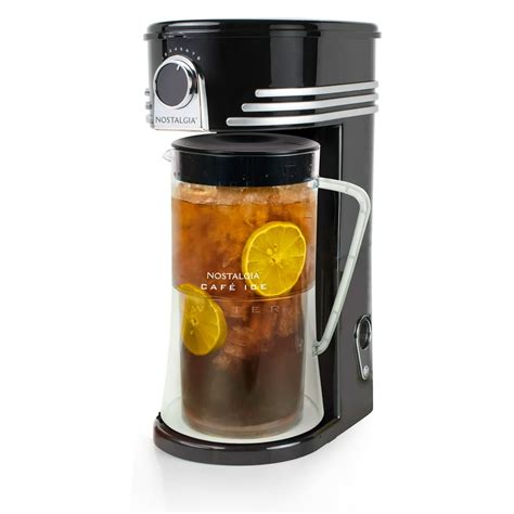 Nostalgia Cit3plsbk 3 Quart Iced Tea And Coffee Brewing System With