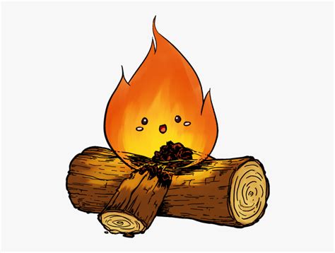 cute camp fire cartoon - Clip Art Library