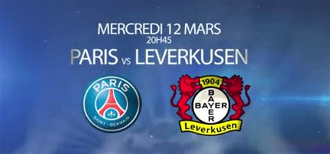 Psg Leverkusen La Feuille De Match