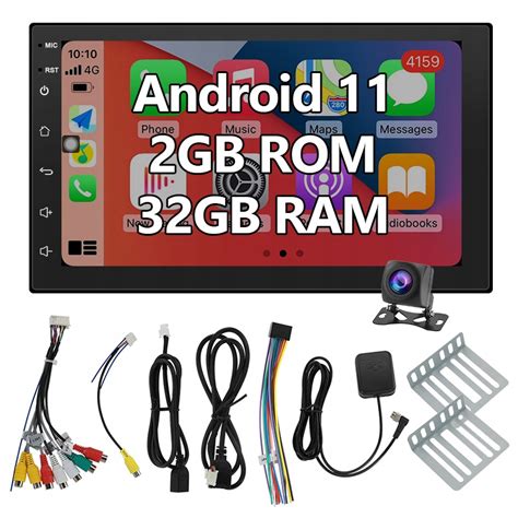 Radio Samochodowe 2DIN GPS WiFi ANDROID 11 BT Carplay Android Auto