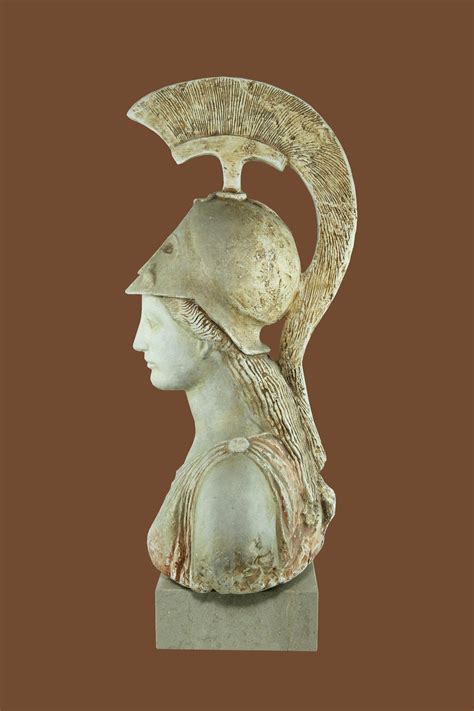 Greek God Athena S Bust Statue Is A Unique Handmade Reproduction