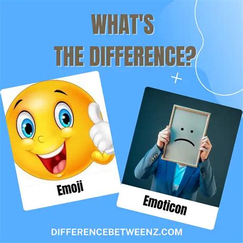 Difference between Emoji and Emoticon - Difference Betweenz