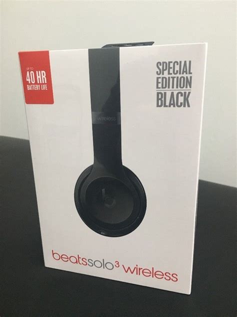 Dr Dre Beats Solo3 (Solo 3) Wireless - Special Edition Matte Black ...