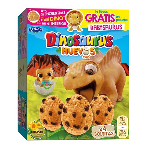 Dinosaurus Artiach Galletas De Cereales Y Cacao Con Forma De