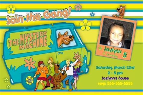 Scooby Doo Printable Party Invitations Invitation Design Blog