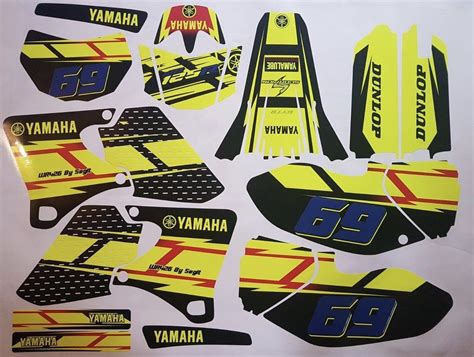 Kit D Co Yamaha Wrf Factory Fluo En Option Boutique Kit D Co Moto