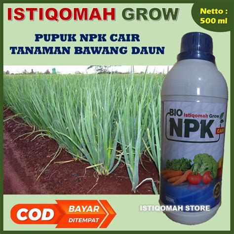 ISTIQOMAH GROW 500ML OBAT PELEBAT TANAMAN BAWANG DAUN OBAT PENYUBUR