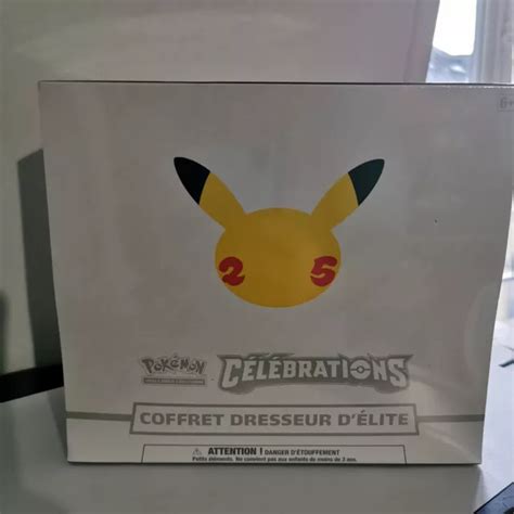 POKÉMON COFFRET Dresseur d Élite 25 ans ETB Célébrations FR Neuf