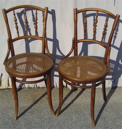 Par X Starinski Stol Thonet Stil Trden Masiven Bukov Les Retro Stol