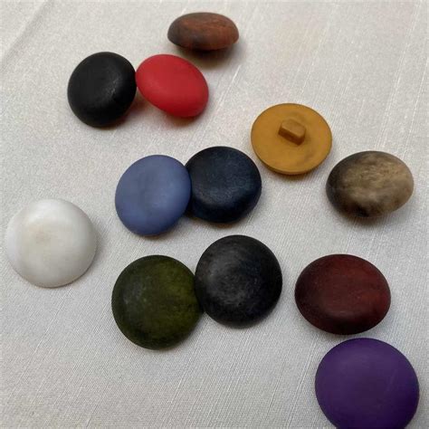 Italian Matt Polyester Shank Button