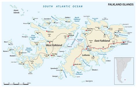 Vector Map Of The British Overseas Territory Pitcairn Islands Stock