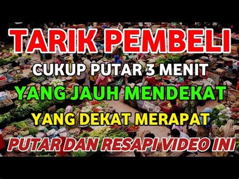 TARIK PEMBELI CUKUP PUTAR 3 MENIT YANG JAUH MENDEKAT YANG DEKAT MERAPAT