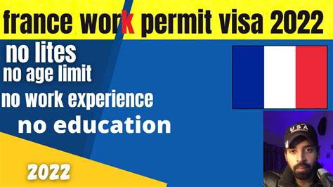 France Work Permit Visa 2022 Jobs In France For Foreigners How To