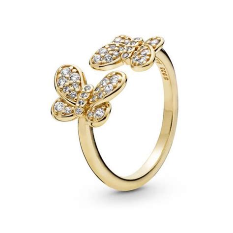 Pandora Shine™ Dazzling Butterflies Ring Clear Cubic Zirconia Reeds