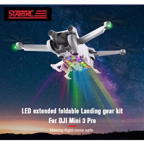 Startrc Dji Mini Pro Pro Led Landing Gear Foldable Extended