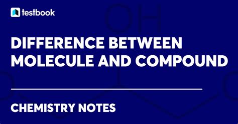 Difference Between Molecule And Compound: Learn with Examples