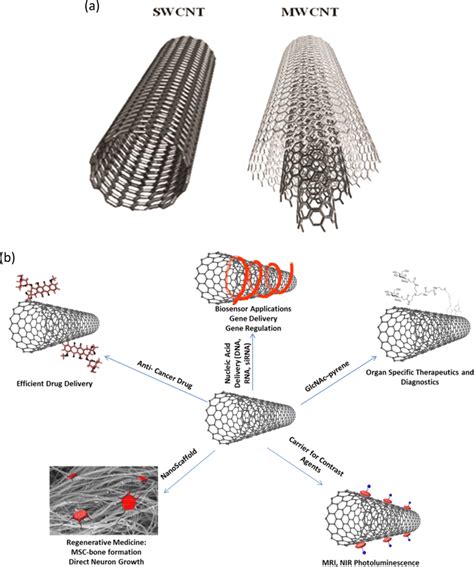 Structures Of Carbon Nanotubes And Their Field Of Use A Schematic