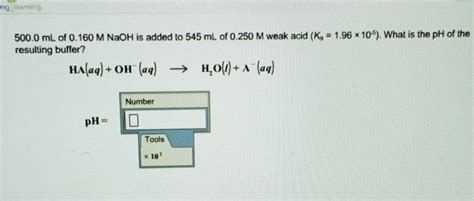 Solved Calculate The Ph At The Equivalence Point For The