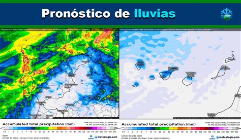 Pronóstico de lluvias a siete días el modelo ECMWF incrementa las