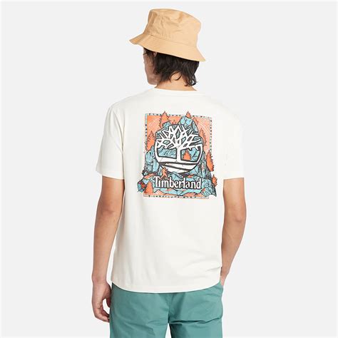 Camiseta Con Estampado Gr Fico En La Espalda Para Hombre En Blanco