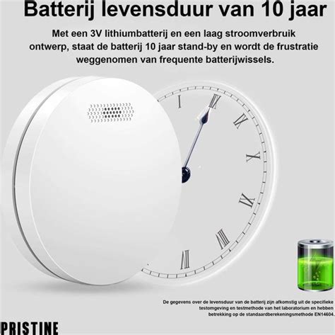 Pristine Pack Slimme Rookmelders Met Jaar Batterij En Magneet