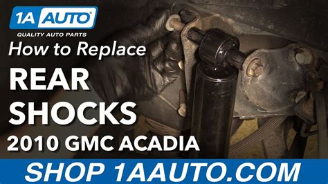 How To Replace Rear Shock Absorbers 07 16 GMC Acadia YouTube