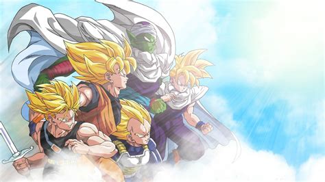 Goku And Gohan Vs Vegeta And Trunks