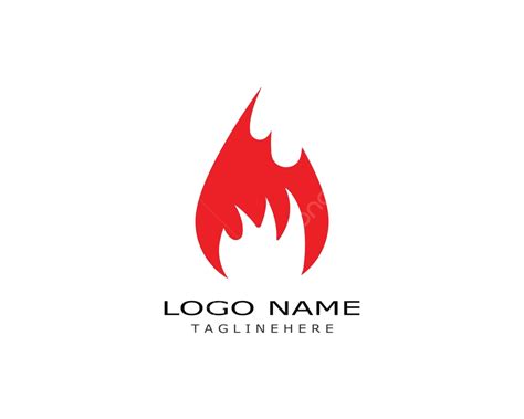 Fire Flame Logo Template F Letter Igniting Burn Vector F Letter