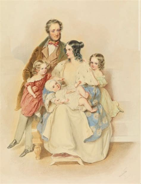 Alois Ii And Franziska Of Liechtenstein With Daughters Maria Franziska