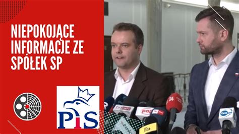 Niepokojące informacje ze Spółek SP Konferencja PiS YouTube