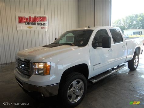 2014 Summit White Gmc Sierra 2500hd Slt Crew Cab 4x4 85067004 Photo 10 Car