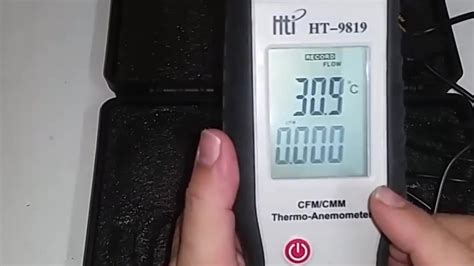 Ht High Sensitivity Digital Portable Wind Speed Meter Heat