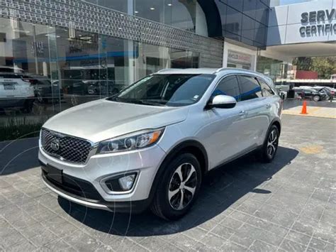 Kia Sorento 3 3L EX 7 Pas Usado 2017 Color Plateado Precio 340 000