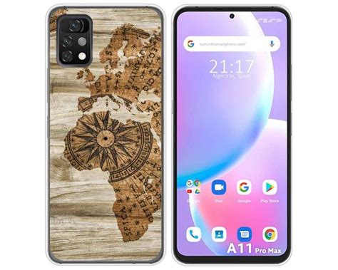 Funda Silicona para Umidigi A11 Pro Max diseño Madera 07 Dibujos Miravia