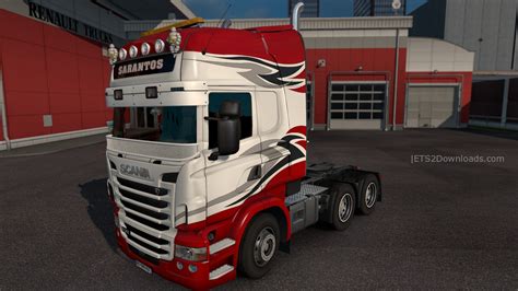 Sarantos Skin For Scania Rjl Euro Truck Simulator Mods